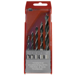 Lip & Spur Wood Drill Bit Set - 5 Piece